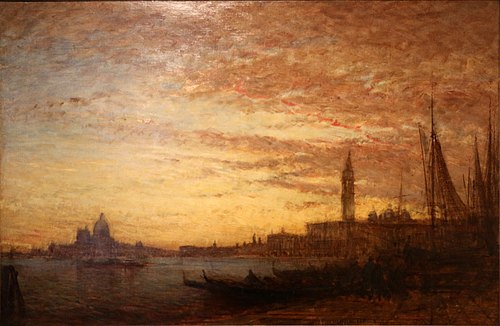Venise, crépuscule, , Félix Ziem