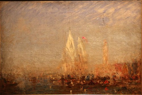 Voiles blanches, Venise, 1880, Félix Ziem