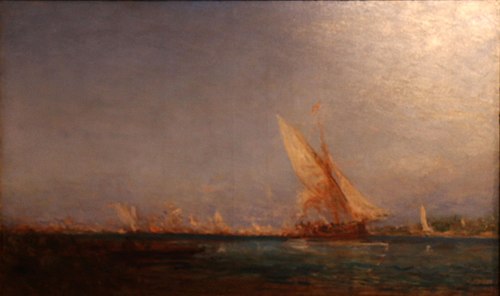 Trabucco à Venise ou retour à Martigues, , Félix Ziem