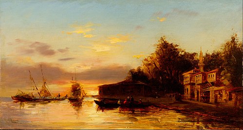 View of İstanbul, 1850, Félix Ziem