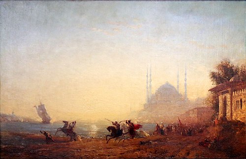 Fantasia sur les rives du Bosphore, 1874, Félix Ziem