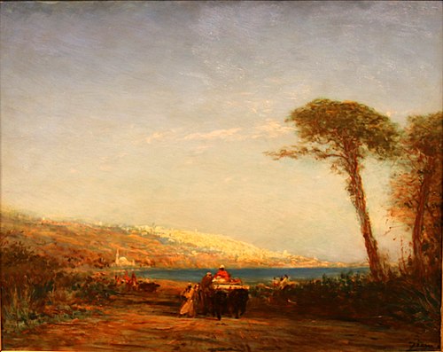 Bords du Bosphore, 1865, Félix Ziem