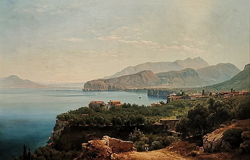 Gulf of Sorrent, 1857, Louis Gurlitt