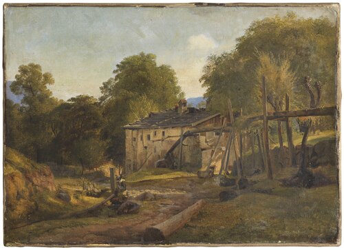 Tyrolean Landscape. Study, 1836, Louis Gurlitt