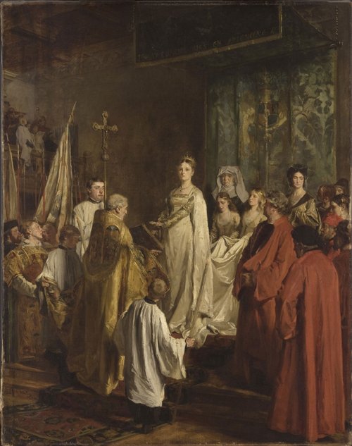 Mary of Burgundy Granting the Great Privilege, 1878, Émile Wauters
