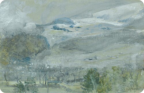 Swiss Valley Landscape, 1885, John William Inchbold