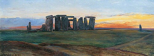 Stonehenge, Wiltshire, 1873, John William Inchbold
