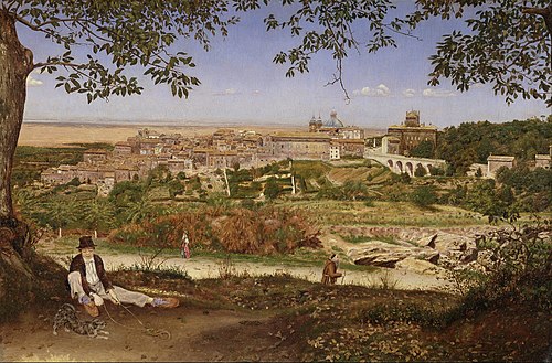 Ariccia, near Rome, Italy, 1860, John William Inchbold
