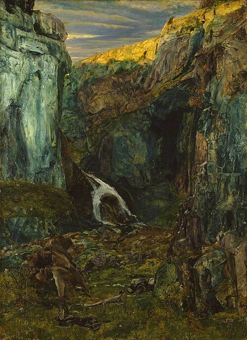 Gordale Scar, Yorkshire, 1876, John William Inchbold