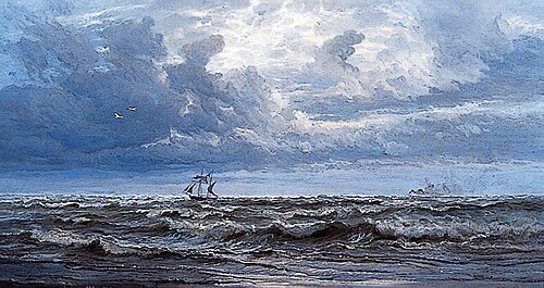 Crossing the Bar, 1873, Henry Moore