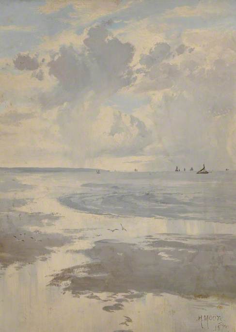 Sea Shore, 1879, Henry Moore