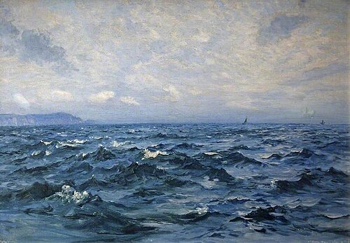 The Race of Alderney, 1886, Henry Moore