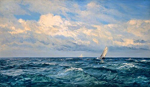 A Breezy Day, 1887, Henry Moore