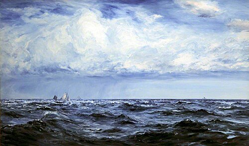 Seascape, 1893, Henry Moore