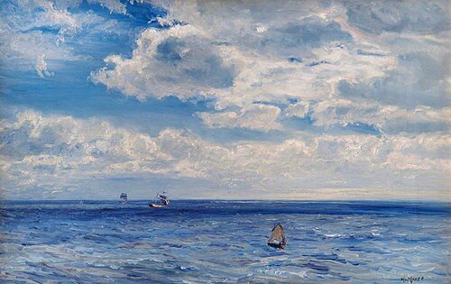 A Sunny Morning, Southwold, , Henry Moore