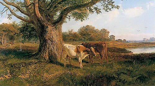 In Richmond Park, , Henry Moore