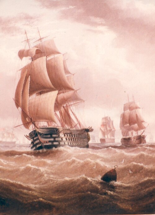 First Raters, The Fighting Fleet, 1860, Henry Moore