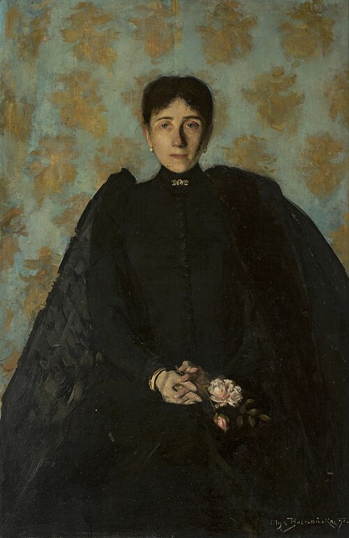Portrait of a woman, 1891, Olga Boznańska