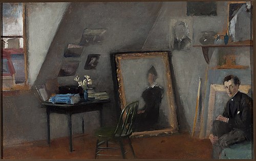 Studio interior, 1895, Olga Boznańska