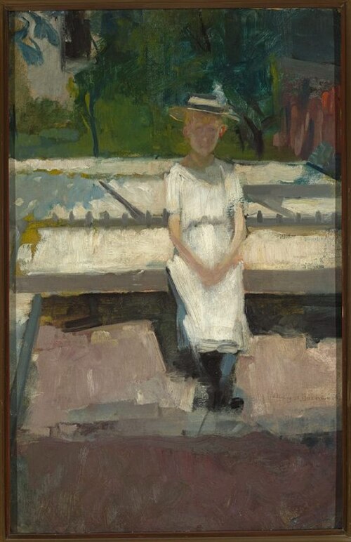Girl in the garden, 1896, Olga Boznańska