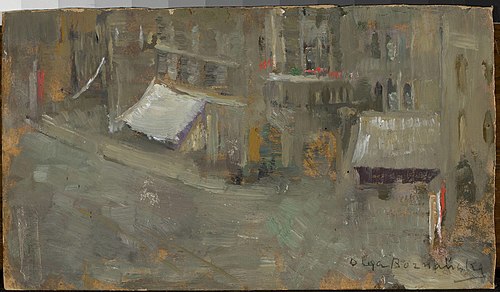 Place de Thernes in Paris, 1903, Olga Boznańska