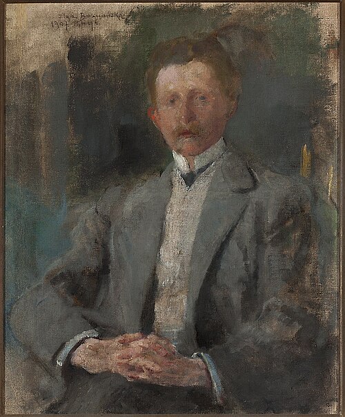 Portrait of Ludwik Puget, 1907, Olga Boznańska