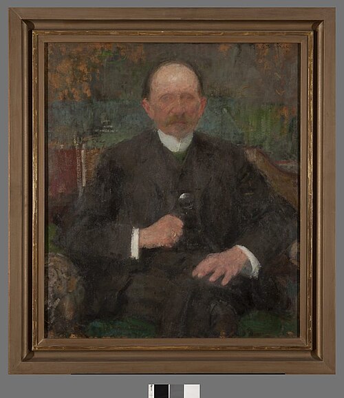 Portrait of Jan Kraszewski, 1908, Olga Boznańska