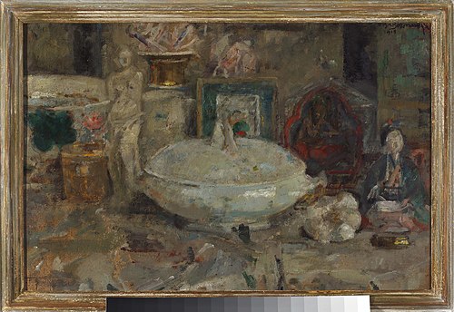 Still life with a vase, 1918, Olga Boznańska