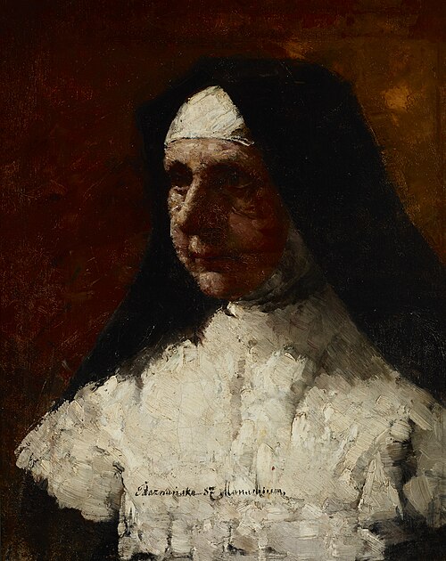 Study of a Nun, 1887, Olga Boznańska