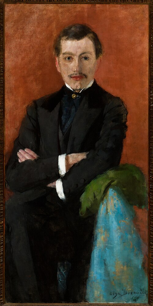 Portrait of Józef Czajkowski, 1892, Olga Boznańska