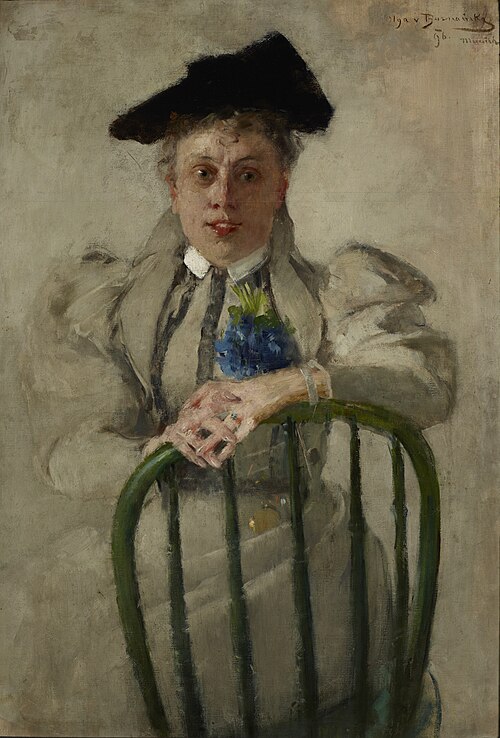 Portrait of Irena Zbigniewicz née Serda, 1896, Olga Boznańska