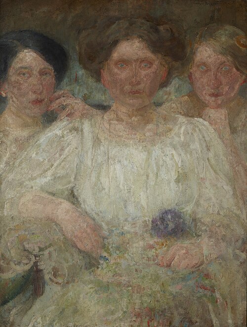 Portrait of Three Sisters, 1910, Olga Boznańska