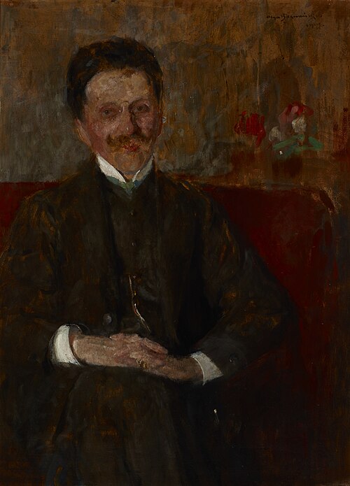 Portrait of Władysław Chmielarczyk, 1907, Olga Boznańska