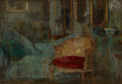 Interior of the Parisian Studio, 1908, Olga Boznańska
