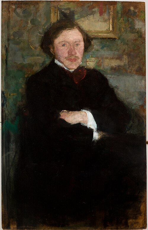 Portrait of the Pianist Prof. Antoni Dieth, 1908, Olga Boznańska