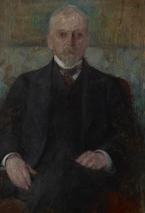 Portrait of Henryk Sienkiewicz, 1913, Olga Boznańska