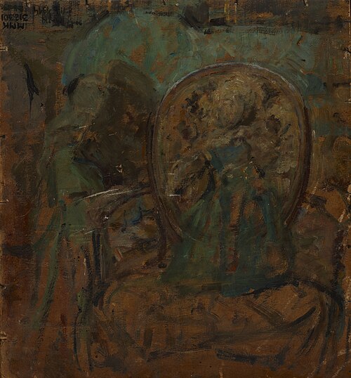 Still Life– two-sided painting, 1920, Olga Boznańska