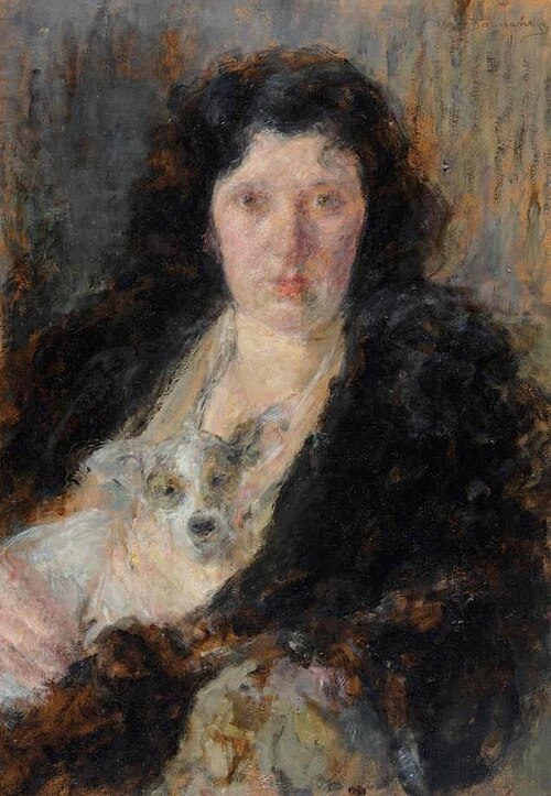 Portret Włodzimiery Lipońskiej, 1931, Olga Boznańska