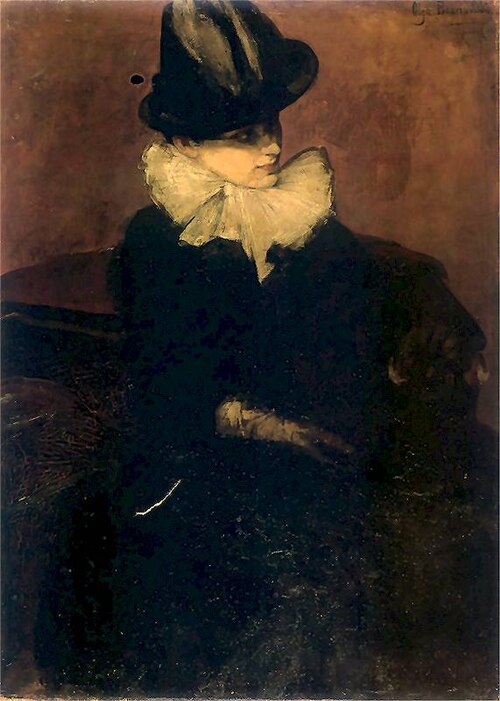 Portret kobiety, 1888, Olga Boznańska