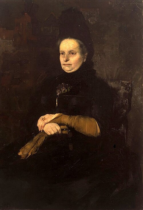 Portret matki., 1886, Olga Boznańska