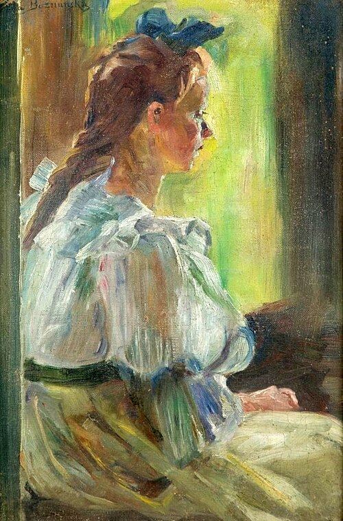 Girl at the window., 1890, Olga Boznańska