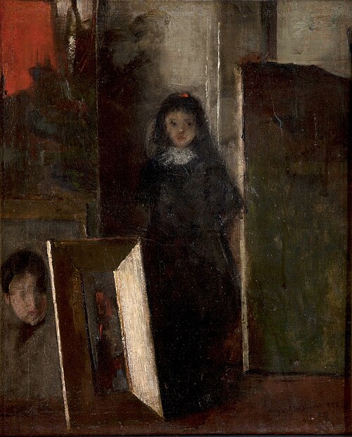 W pracowni, 1897, Olga Boznańska
