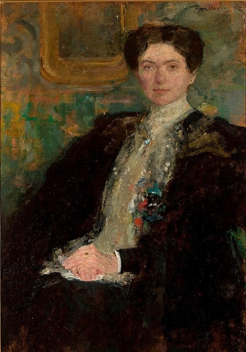 Portret Zofii Kirkor-Kiedroniowej, 1903, Olga Boznańska