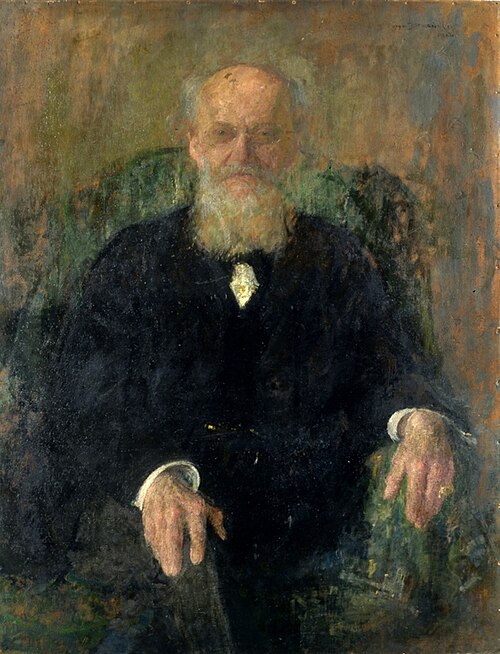 Portret Zygmunta Pusłowskiego (1848-1913), 1912, Olga Boznańska