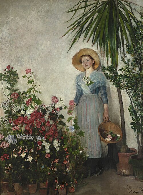 In the orangery., 1890, Olga Boznańska