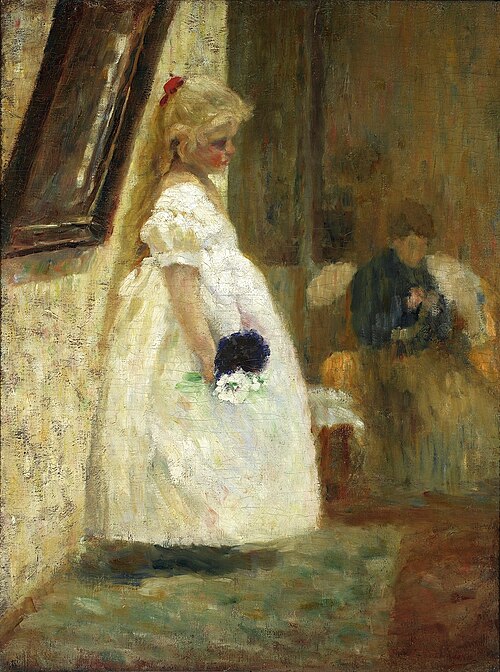 Grandma's birthday., 1900, Olga Boznańska