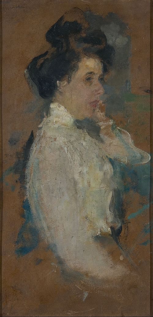 Studium portretowe kobiety, 1895, Olga Boznańska