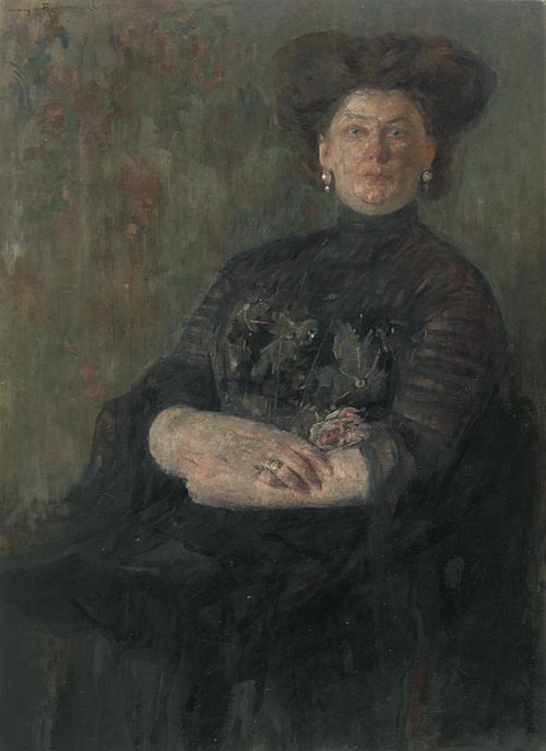 Portrait of Helena Chmielarczykowa, 1909, Olga Boznańska