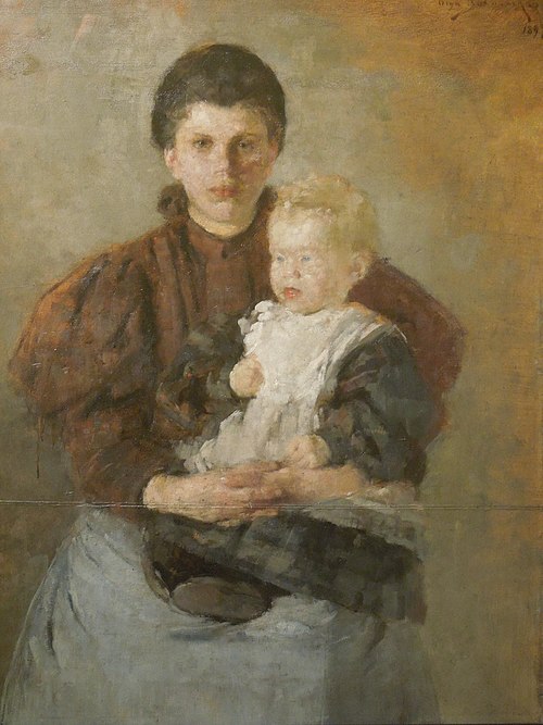 The Nanny, 1899, Olga Boznańska