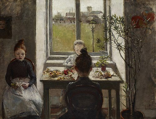 Flower Gardens, 1889, Olga Boznańska
